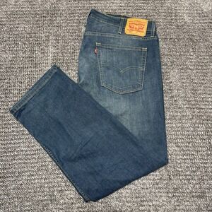 Levis 559 Blue Jeans Mens Size 42x30 Straight Leg Fit Baggy Y2K Style